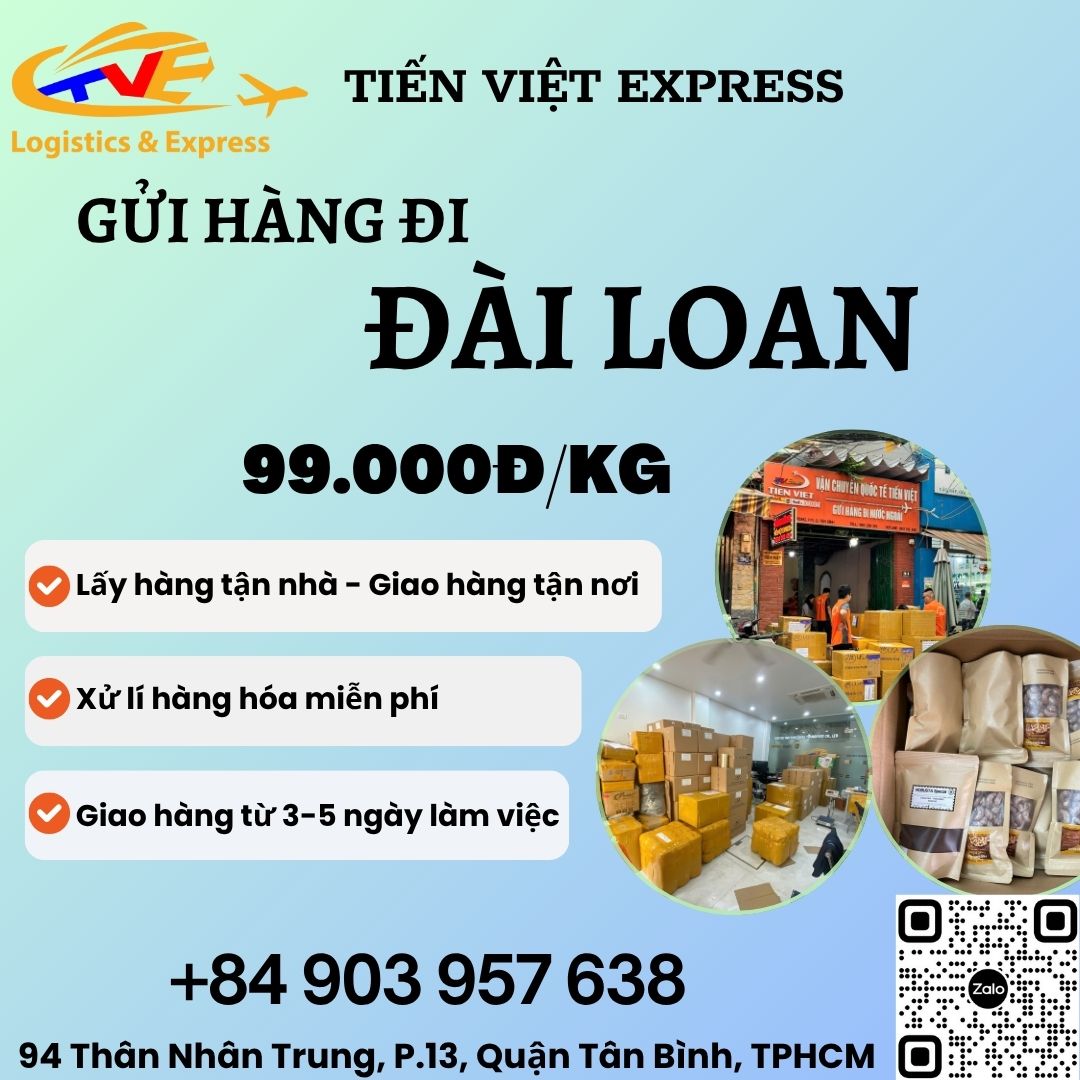 Gửi hàng đi Đài Loan - Tiến Việt Express